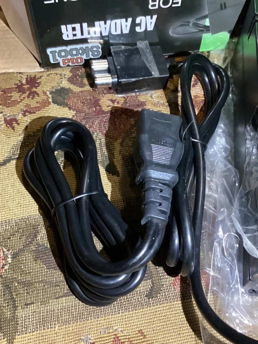 Old Skool AC Adapter Charger Power Supply for Microsoft Xbox One with Box